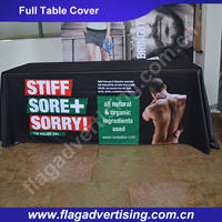 Factory Custom Advertising Trade Show Table Cloth, Table Throw, Table Cover