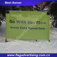 Factory Outdoor Polyester Advertising Banner, Fence Mesh,Mesh...