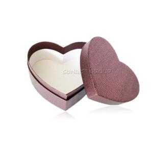 Wholesale leather jewelry bag: Retail Shop Nice Quality Heart Shape Customized Luxury Gift Packing Box