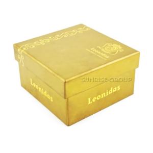 Wholesale leather cosmetic bag: Luxury Beautiful Golden Printing Custom Size Gift Storage Packaging Box
