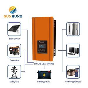 Wholesale auto condenser: Customized 8kw 10kw Portable Pure Sine Wave 12v 24v Solar Inverters Home