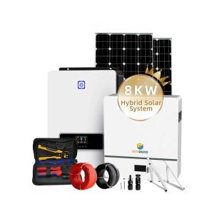 Wholesale solar home system: 8kW Hybrid Solar Energy Sysyem for Home Solar Photovoltaic Power System