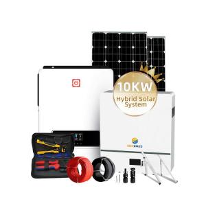 Wholesale solar wind hybrid controller: 10kW Hybrid Solar Energy Systems Solar Panel System for Home