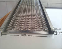 Embossed Anti-skid Stainless Steel Plate/Oval Perforated Metal Mesh/Anti-skid Perforated Metal