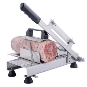 Wholesale beef blade: Multifunctional Kitchen Bacon Potato Carrot Frozen Meat Manual Cutter Slicer Slicing Machine