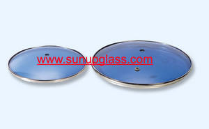 Wholesale cookware: Blue Tempered Glass Lids for Cookwares