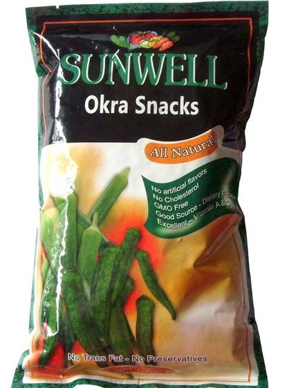 okra chips