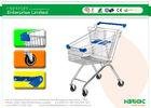 60L To 270L Supermarket European Style Shopping Trolleys Wheels A Series HBE-A-80L