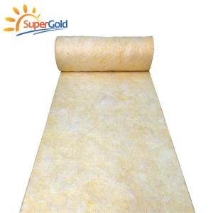 Wholesale insulation materials: Acoustic Roofing Insulation Materials Refractory 100Mm Centrifugal Fiber Glass Wool Roll for Ceiling