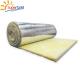 10-48kg/M3 Density Glass Wool Roll 50 Mm Thick Glass Wool Insulation Blanket with Aluminum Foil