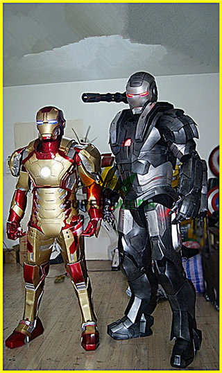 Popular Cosplay Costumewearable War Machine Suit Costume