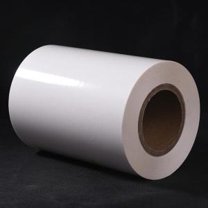 Wholesale t: 80um PE White TC Adhesive Label Material WG9033