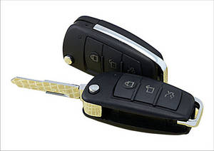 Wholesale car camera video recorder: Mini Camera New Audi 1080P IR Night Vision Car Key Camera Mini Hidden Camera