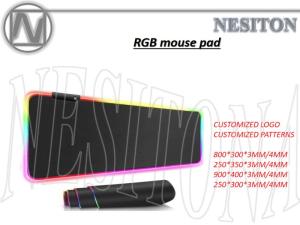 Wholesale custom: Wholesale Price Large Personalise Custom Logo RGB Gaming Mouse Pads