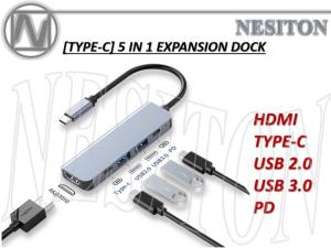 Wholesale school supplies: Factory Direct Sales Type C 8 in 1 Docking Station Muliti Ports Expansion Docking for Laptop