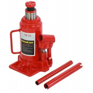 Wholesale auto repair tools: Portable Hydraulic Car Jack Lift Hydraulic Bottle Jack 10 Tons