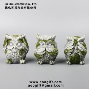 Wholesale Other Garden Ornaments & Water Features: Wholesale Household Items Concrete Owl Ornaments Cement Desktop Ornaments