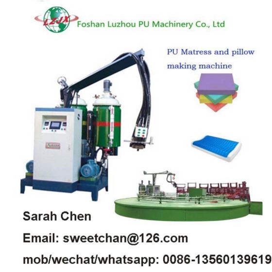 Sell Pu Memory pillow foam machine with turntable production line