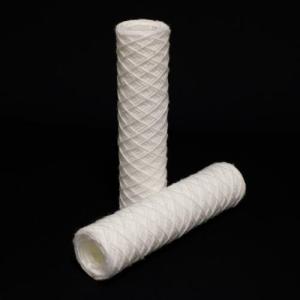 Wholesale liquid cooling plates: String Wound Filter Cartridges 10inch 250mm Polypropylene PP 0.5micron Industrial Dust Removal