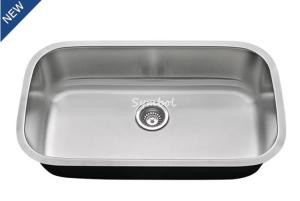 Wholesale kitchen stainless steel sink: Undermount Stainless Steel Kitchen Sink