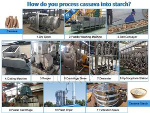 Wholesale paddle in customer's demand: Easy Operation High Quality Cassava Starch Production Machine in Cassava Starch Processing Plant