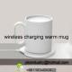 USB Mug Warmer  Wireless Charger Ceramic Mug with Charging Base Coffee Mug Warmer