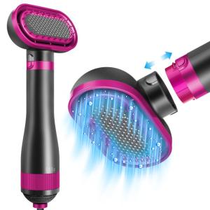 Wholesale Pet & Products: Upgraded PET Hair Dryer Brush,2 in 1 PET Grooming Dryer for Small/Medium Dog & Cat,2 Heat Settings &