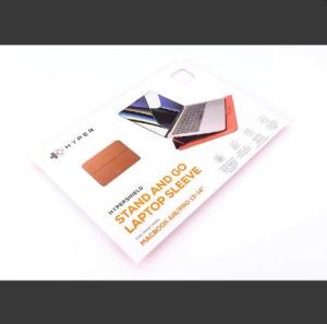Wholesale folding paper box: Customized Foldable Packaging Box Envelope Style Laptop Sleeve 0.46mm