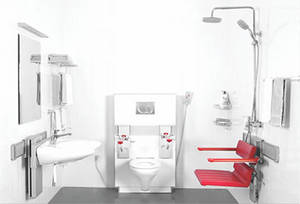 Wholesale plastic folding chair: Barrier-free Bathroom Shower Chair