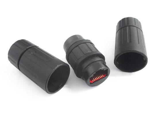 M16-RJ45 Cable To Cable Connection IP67 Waterproof RJ45 Connector