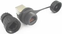 LLT RJ45 Front Panel Mount Field Assembly IP67 Waterproof Connector