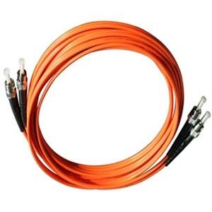 Wholesale duplex patch cord: Fiber Patch Cord ST-ST SM Duplex PVC LSZH HYTREL TPU