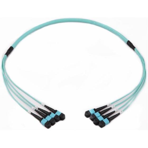 Fiber Optic Patch Cord MPO MPO-MPO MTP Multimode OM3 OM4 Aqua Cable(id ...