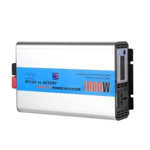 Wholesale ac inverter: KCC LCD Display DC AC 12V 220V 1000W Pure Sine Wave Power Inverter