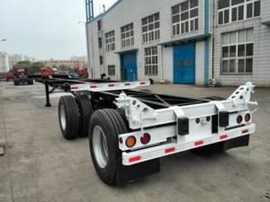 Wholesale Trailer: 20ft-40ft 2Axles Extendable Chassis