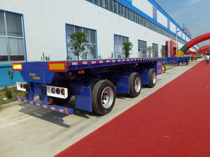 Wholesale Trailer: 3-Axle Extendable Flatbed Trailer