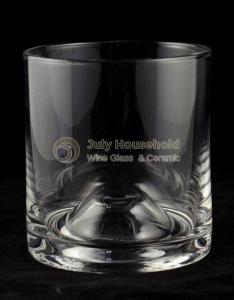 Wholesale glass gifts: Mountain Whiskey Glass Fathersday Gift