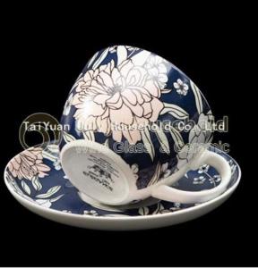 Wholesale a: China Custom Printed Tea Cup Sets 8oz