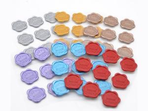 Wholesale custom sticker: Custom Plastic Wax Seal Sticker