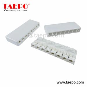 Wholesale wall ap: CAT5E RJ45 8P8C UTP 8 Port Surface Mount Box Compatible with Both UTP and STP Keystone Jack