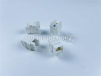 RJ45 CAT6 UTP Unshielded 8P8C AP Style 180 Degree Keystone Jack 2