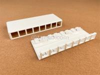 CAT5E RJ45 8P8C UTP 8 Port Surface Mount Box Compatible with Both UTP and STP Keystone Jack 3
