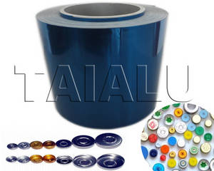 Wholesale color foil: Lacquered Colored Aluminium Foil  Strip Coil for Pharmaceutical Medicine Bottle Caps