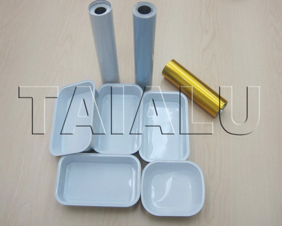 8011/ 3003 Soft Temper Airline Tray Lacquered Lubricated Aluminum Container Foil ISO9001
