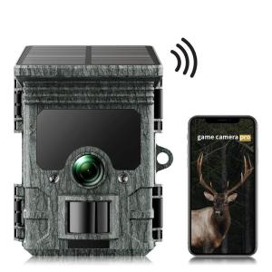 Wholesale time lapse: Campark T150 4K 30MP Solar Powered WiFi Bluetooth Trail Camera