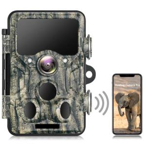 Wholesale mobile phone battery: Campark T86 WiFi Bluetooth Trail Camera 20MP 1296P Game Hunting Camera