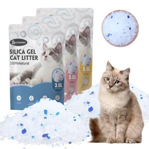 Wholesale cat litter: China Factory Apple Scent Bulk Lightweight Dust Free Crystal Cat Litter