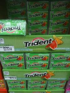 Wholesale carton: Different Flavoured Trident Chewing Gum Wholesale