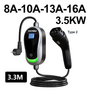 Wholesale ip66 waterproof: SmoothPro 3.5KW Portable EV Charger | Type 1 / Type 2 / GB/T | IP66 Waterproof | Fast Charging
