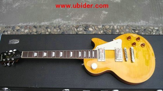 epiphone les paul standard amber